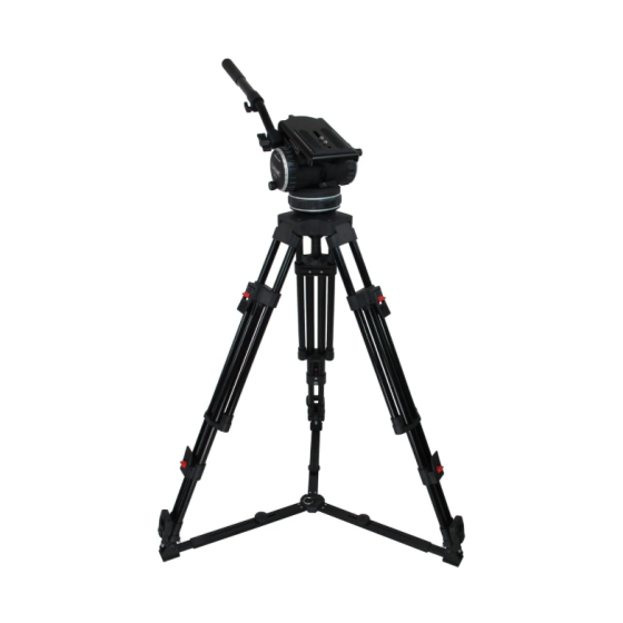 C20-S 2-St CF System - Black - Carbon Fibre - 25 kg Load - Centre Spinning - Geared - Camera Tripod - Camera Tripod